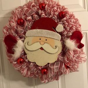 Christmas Santa Wreath